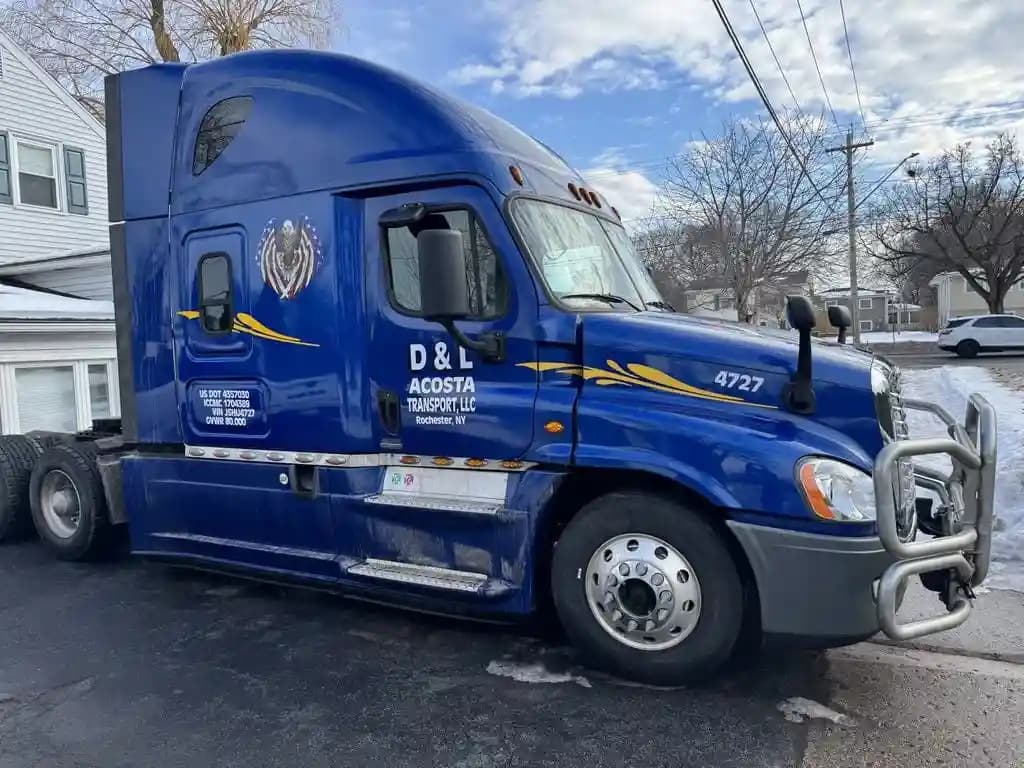 D&L Acosta Transport truck